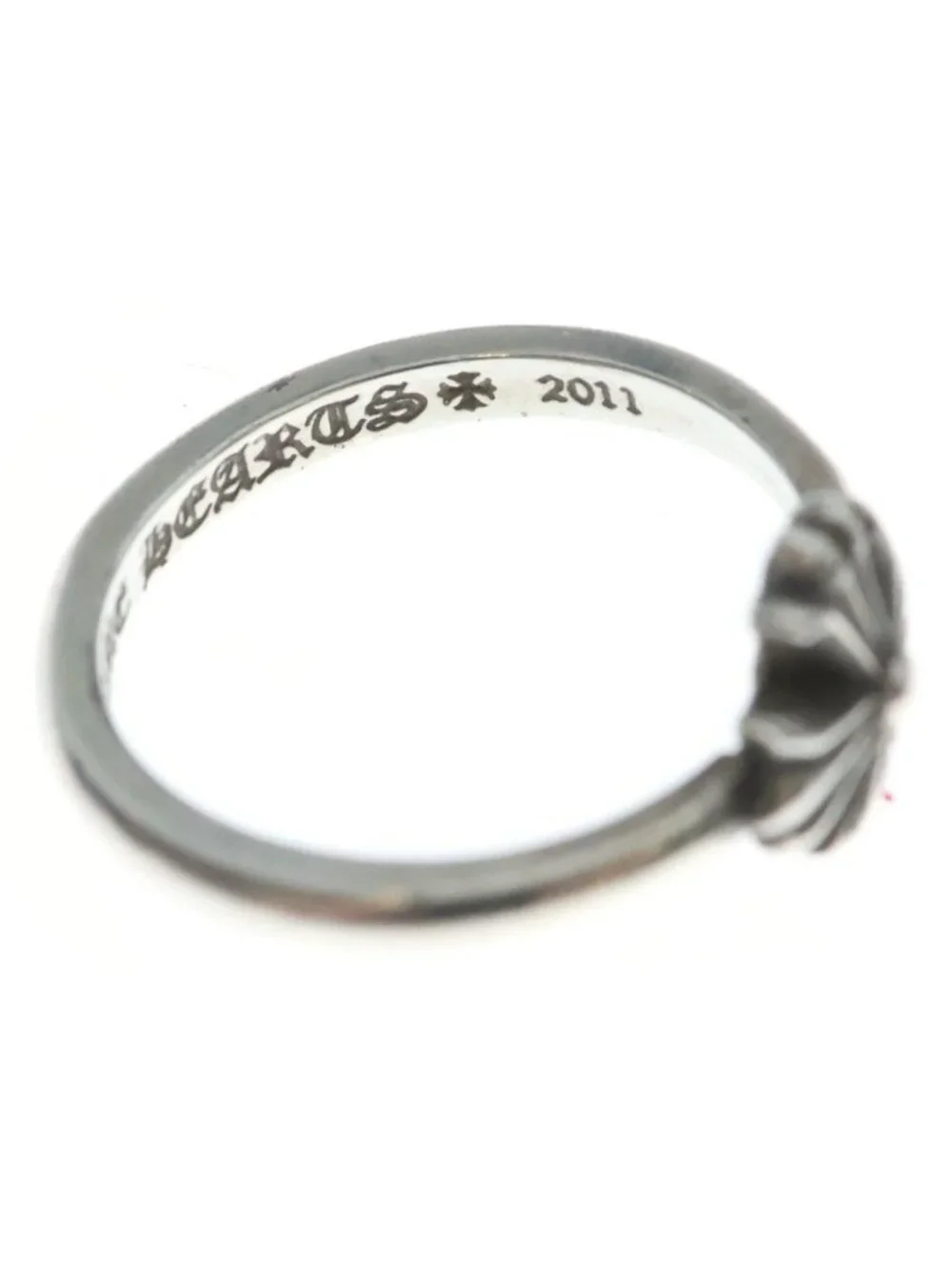 Chrome Hearts Bubblegum CH Pls Bubble Gum CH Pla Sling Silver Bca Ring
